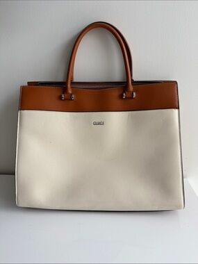 CLUCI Leather Laptop Bag
